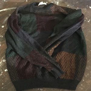 SALE Vintage Knit Sweater 70s 80s L
